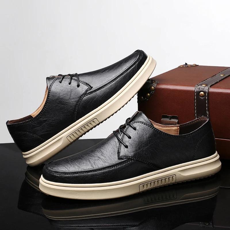 Fashion Genuine Leather men shoes lace up Breathable Casual Men oxfords  Shoes Man Moccasins Driving Brand men shoes Desginer