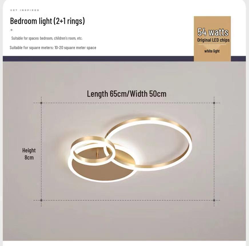 Nordic LED Round Ceiling Lamp - Modern Minimalist Ring Design for Living Room, Bedroom, or Study.