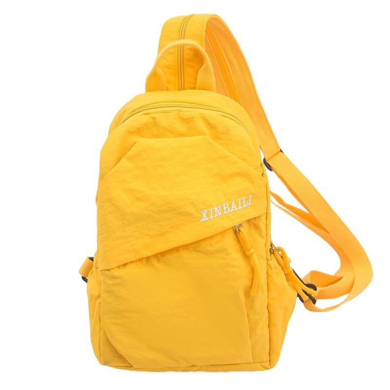Outdoor travel small backpack backpack new fashion versatile student shoulder leisure bag oblique span breast bag