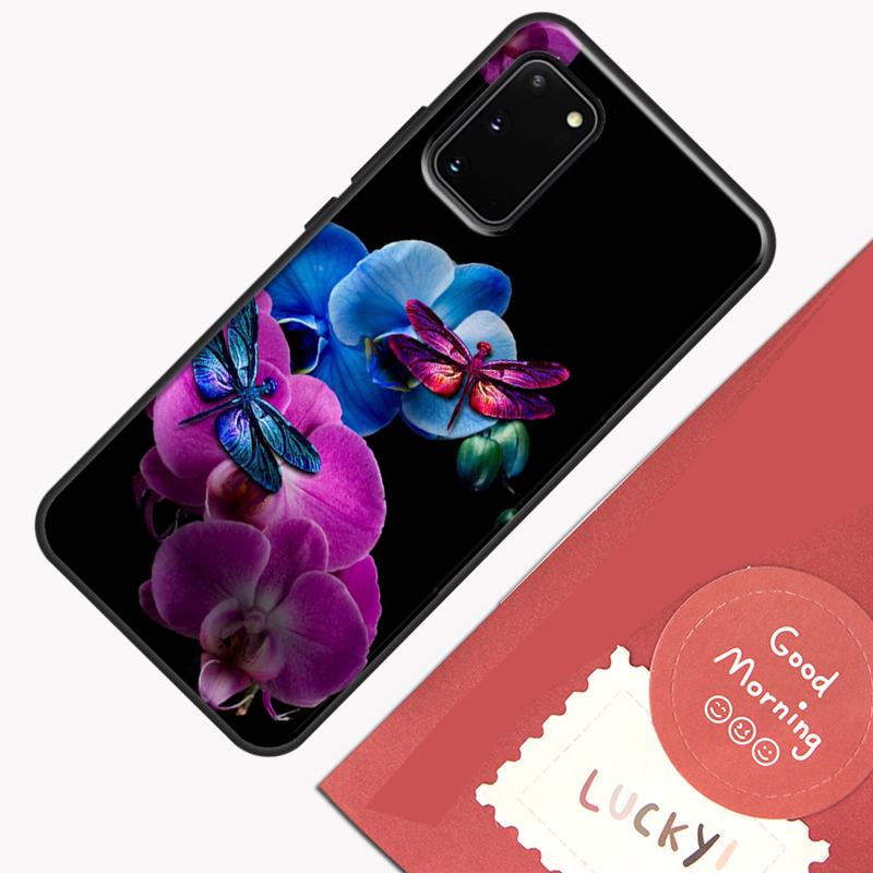 Colorful Dragonfly Phone Case For Samsung Galaxy S24 S26 Ultra S20 S21 S22 S23 S25 Plus S10 S25 FE Cover Shell