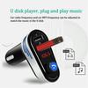 Dual USB 5V 3.1A Car Charger Bluetooth Car Kit Handsfree call Support U Disk music mp3 player