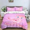 Cartoon Mew Duvet Cover 3D Exquisite Mew Digital Printing Bedding Set Comforter Bed Youth Home Decor Kids Boys Gift