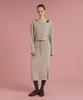 REINAMORA Soft Sweat Pencil Skirt Oatmeal