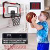 Kids' Indoor Basketball Hoop with Electronic Scoreboard, Mini Over-the-Door Basketball Hoop with 3 Balls, Basketball Sports Toy for Boys Ages 6-8,
