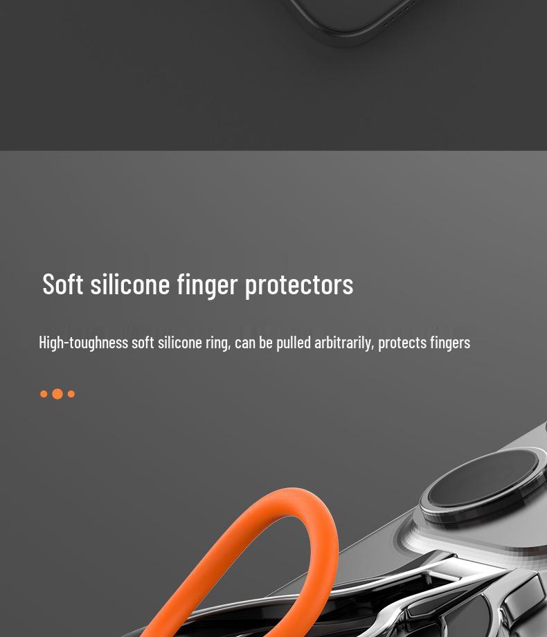 Magnetic Magsafe Phone Ring Holder & Zinc Alloy Desktop Stand