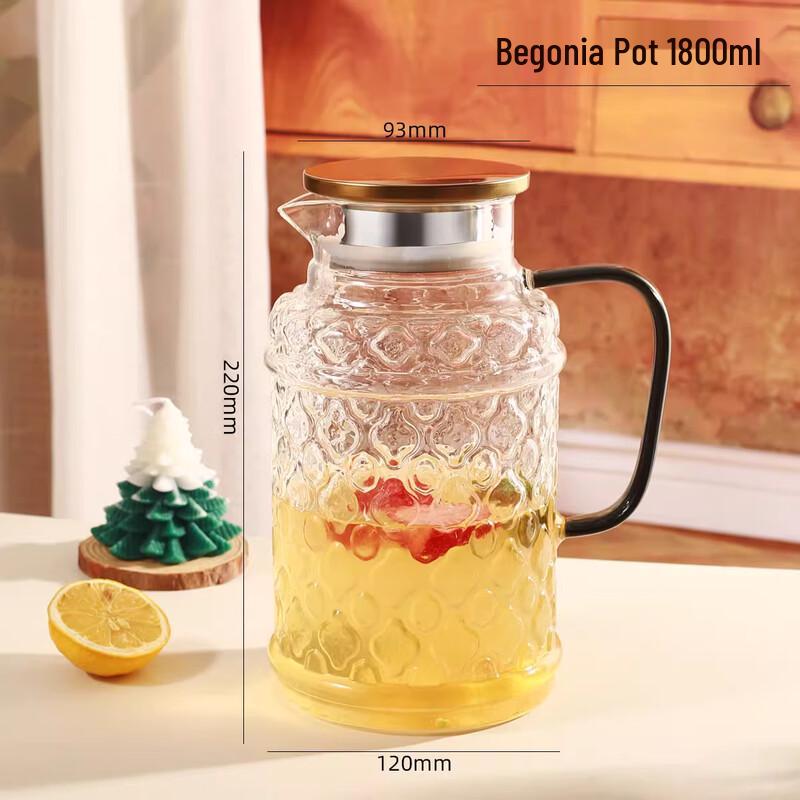 Chaxun Heat-Resistant Crystal Glass Pitcher