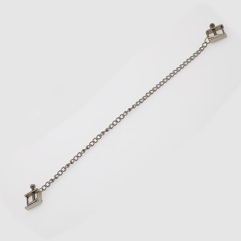 Nipple Clamp Nipple Stimulation Teaser Massager Men and Women Passion Chain Sex Product Flirting Temptation Square Sexy Toys