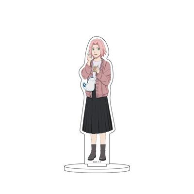 A3 NARUTO BORUTO 42 Sakura Haruno Theme Park Character Acrylic Figure & Ver. [Original Illustration]