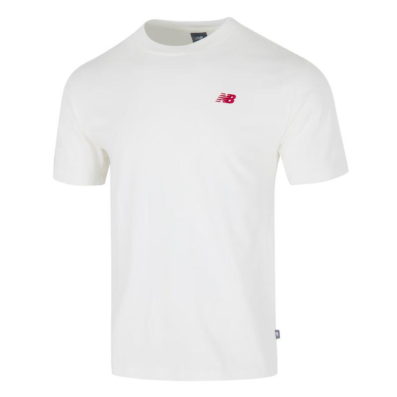 New Balance T Shirt Men s White MT53803-SST M