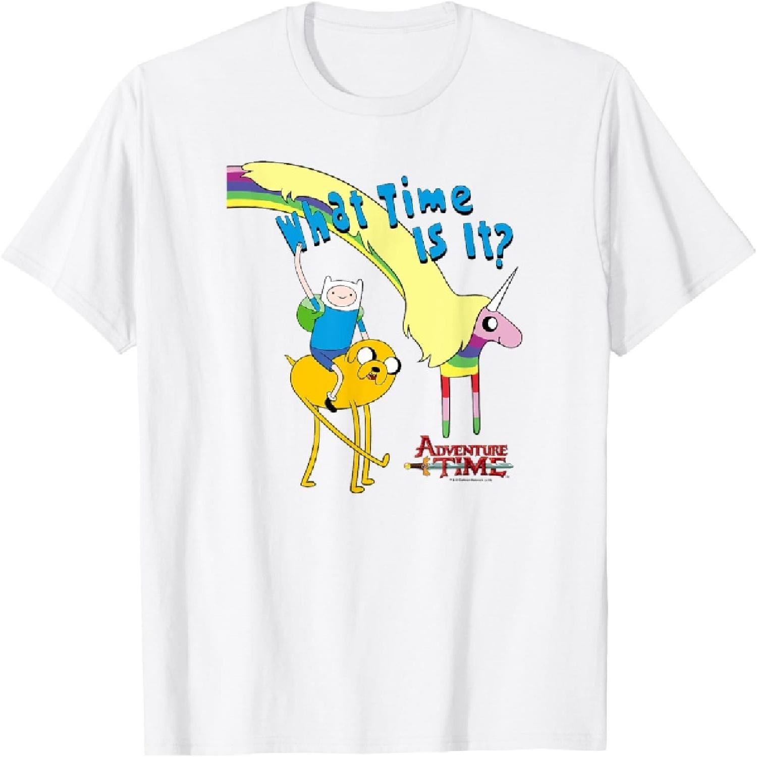 

Adventure Time Finn and Jake Rainicorn Time T-Shirt XXXXXL білий