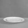 Customizable Pure White Bone China Steak Plate - Elegant Ceramic Dish for Home & Restaurant
