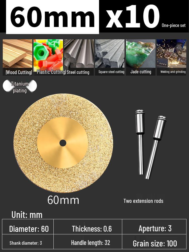 Electric Drill Diamond Cutting & Grinding Disc for Glass Jade and Grout