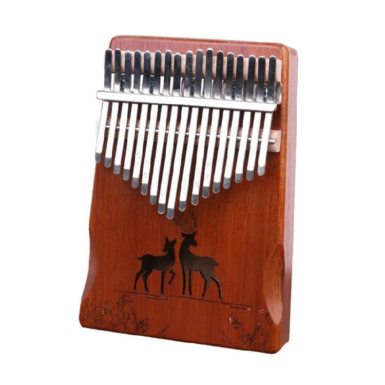 Mini Thumb Piano, Kalimba 17 Keys Thumb Piano Solid Wood Kalimba Mini Finger Piano Music Gifts for Kids Adults Beginners 1