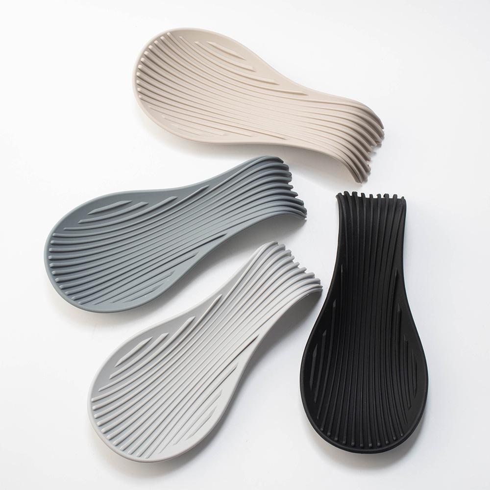 Silicone Spoon Rest Pad - Heat-Resistant Kitchen Utensil Holder
