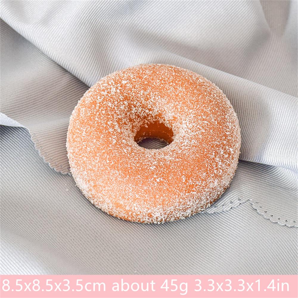 PU Doughnuts Cakes Faux Donut Food Model Bread Party Chocolate Frosting Stress Relief Simulation Wholesale Sugar Sweet Candy Toy