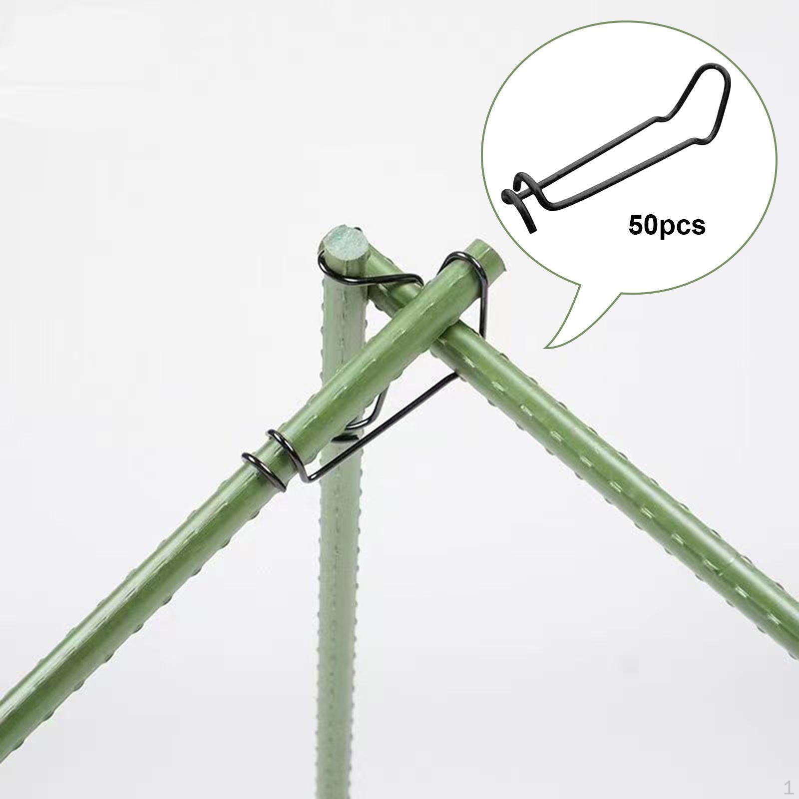 

50 шт. опора для садовых растений, колья, зажимы, фиксирующий соединитель, виноградная лоза for 8mm