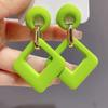 Geometric Square Dangle Earrings Lightweight Modern Design Fashion Jewelry for Women and Girls Suitable for Daily Wear and Special Occasions