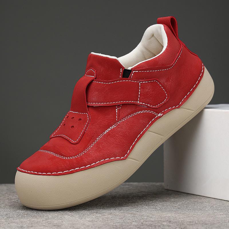 Damen Frühling 2026 Brot Schuhe: Weiße Schuhe mit dicker Sohle für Hosen mit weitem Bein, Lässiger Stil