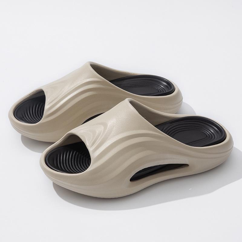 Herren Kokosnuss-Sandalen: Trendiger weicher Pantoletten-Slipper mit dicker Sohle für sommerliche Outdoor-Aktivitäten.