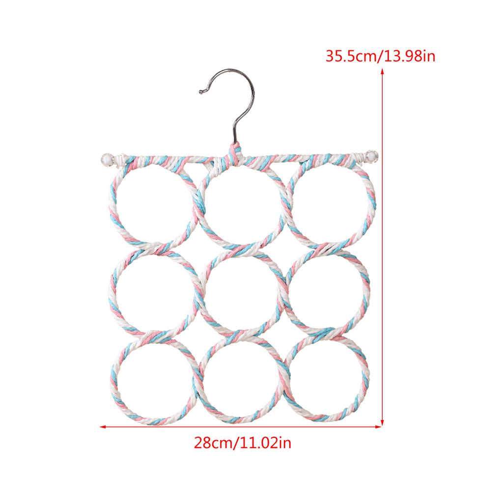 2PCS Colorful Rope Swing Toy Great for Bird Parrot Happiness Promote Climbing and Active Play Enriching Environment