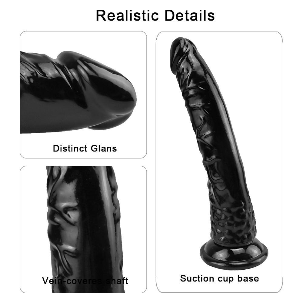 Small Dildo Realistic Penis Sex Toys for Woman Anal Massager Soft Dildo with Suction Cup