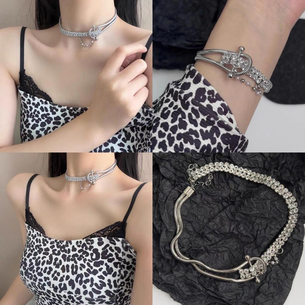 Titanium Steel Chic Bracelet For Women Sparkling Geometric Jewelry Design