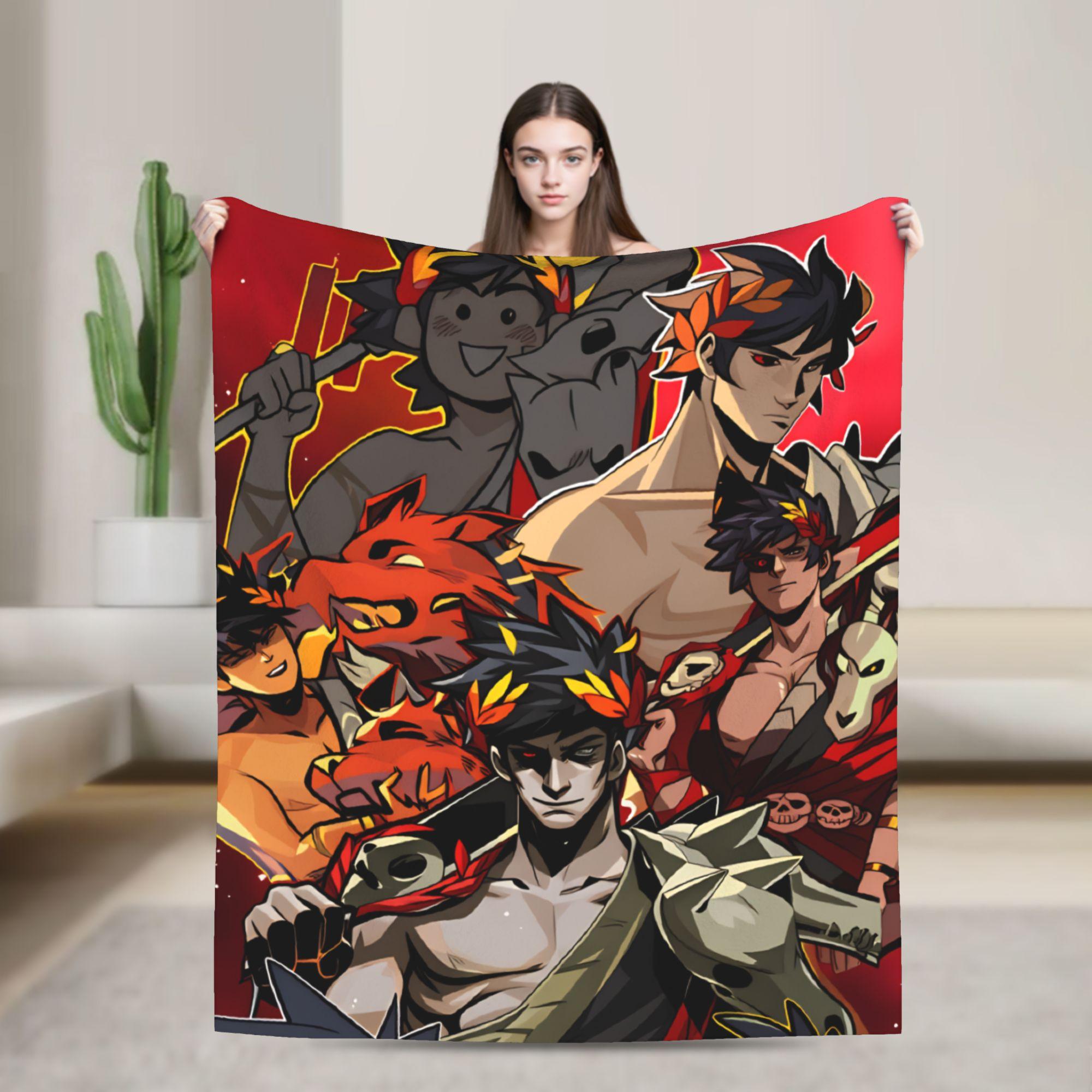 Hades Zagreus Blanket  Super Soft Aesthetic Plush Bedding Throws For Outdoor Camping Flannel Bedspread Bed Cover 75x90cm