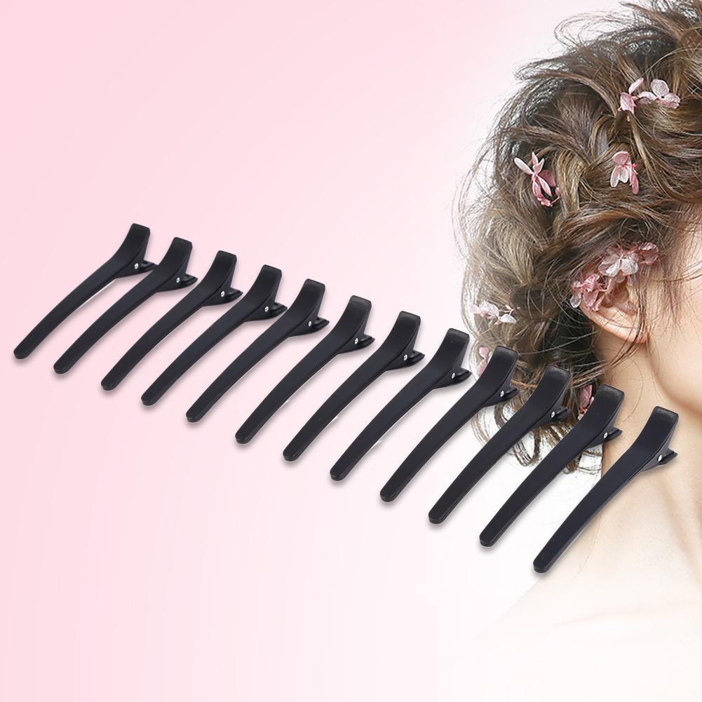 12pcs/set Professional Hair Clip For Girls Women Hairdressing Salon Sectioning Hairpins