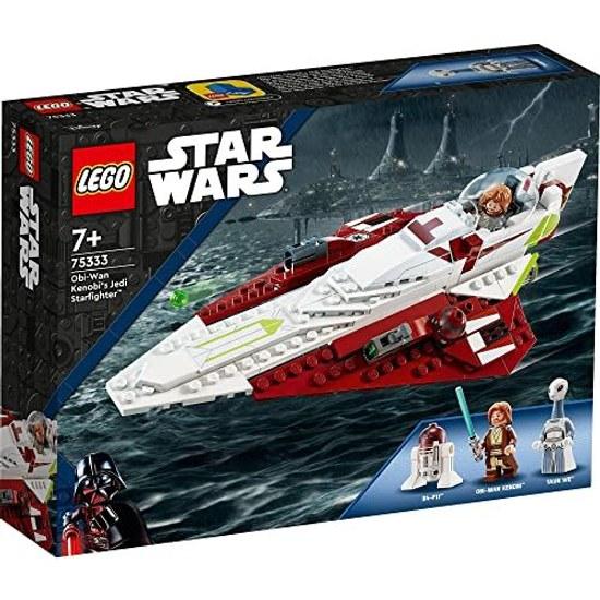 LEGO Star Wars Obi-Wan Kenobis Jedi Starfighter(TM) 75333 toy block gift space boys 7 years older