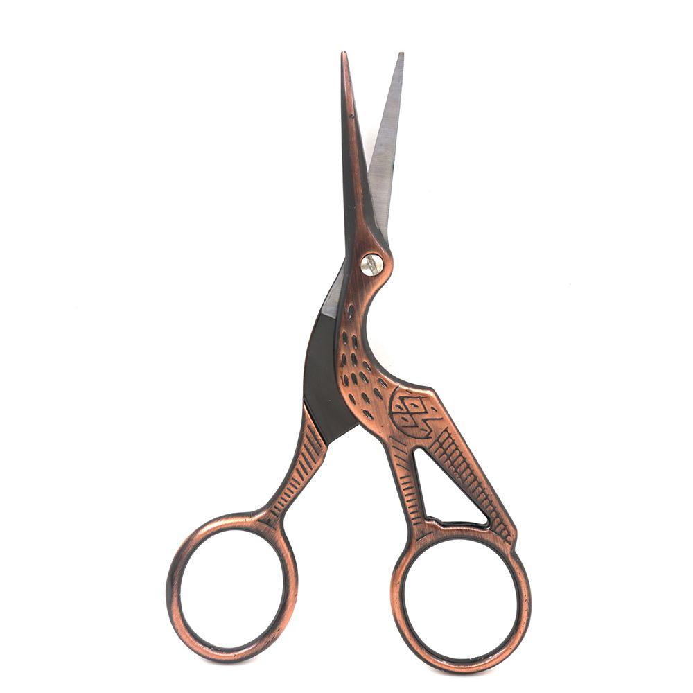 Classic Stork Nail Art Crane Embroidery Cutters Scissors Shears Tailor Scissors Sewing Tool