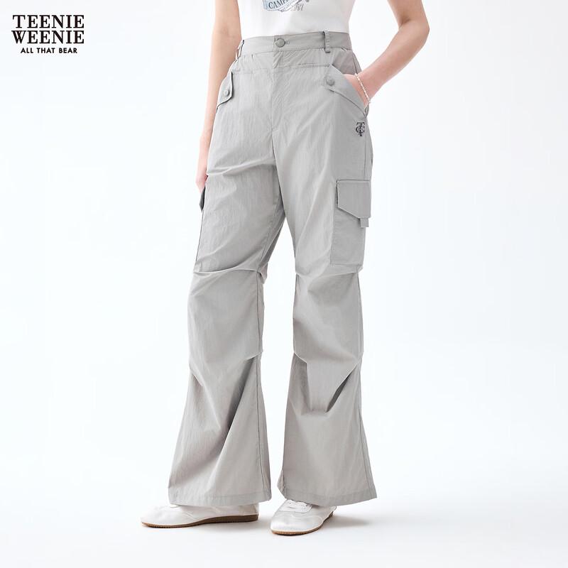 Teenie Weenie Women's Bear Letter Casual Long Pants
