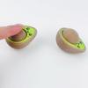 Decompression Toy, 3D Printed Avocado Stress Relief Toy with Press-Rebound Design, Portable Palm-Sized Desktop Ornament
