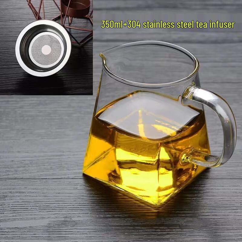 Jialang High Borosilicate Glass Tea Pitcher with Stainless Steel Filters