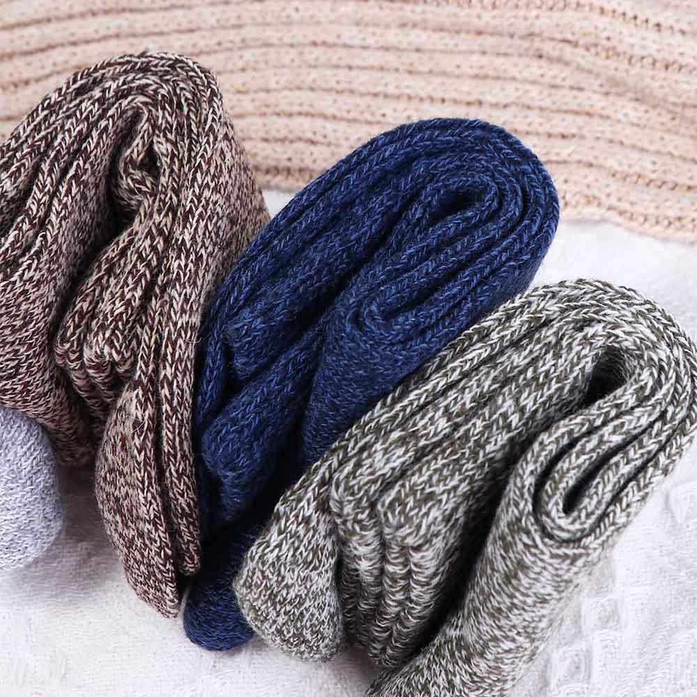 Male Winter High Quality Business Casual Middle Long Thicken Men Socks Warm Hosiery Wool Socks