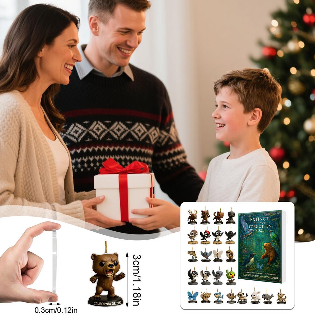 Advent Calendar Contains 24 Gifts, Cute Figures Doll Advent Calendar, Countdown Calendar With Surprise Toys, Collectible Figures Gift For Kids
