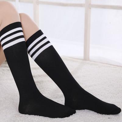 High Elasticity Girl Cotton Knee High Socks Uniform Bear Catch Fish Women Tube Socks