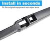 High Quality 12 Inch Car Rear Windshield Wiper Blades