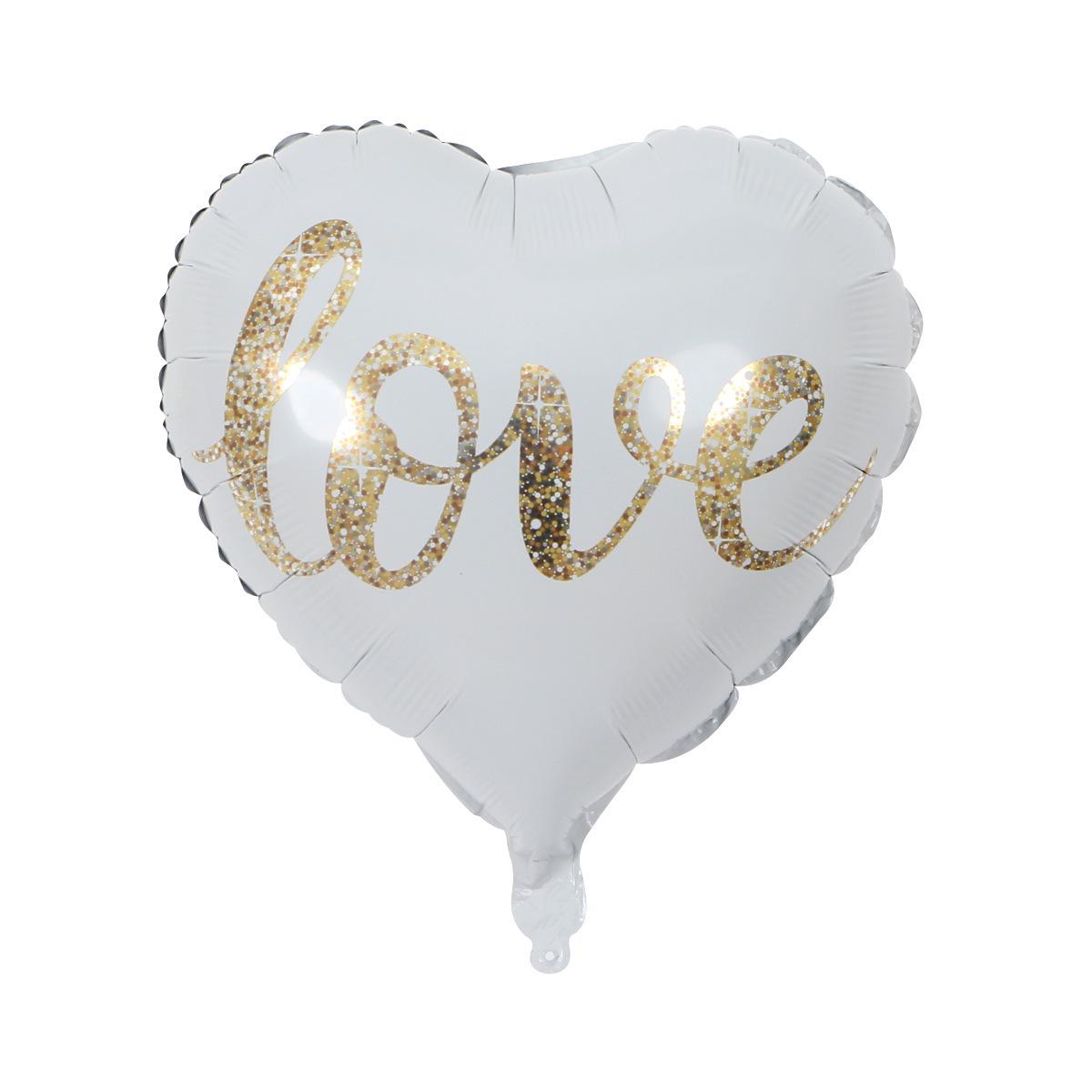 

18-inch Mr & Mrs LOVE White Aluminum Balloon - Wedding, Valentine s, Anniversary Decoration