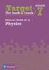 The Target Grade 7 Edexcel GCSE (9-1) Physics Intervention Workbook Book