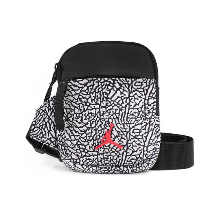 

Jordan Sports Fitness Training Zipper Canvas Crossbody Bag Men bags Black FJ6794-010 Black