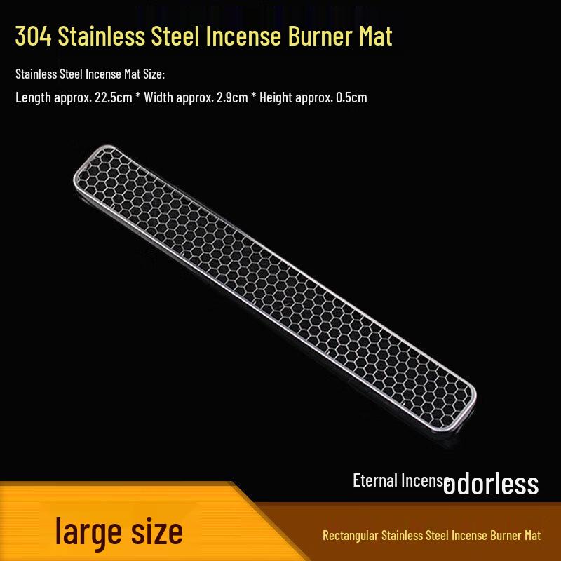 Xihe Long Strip Stainless Steel Incense Coil Holder