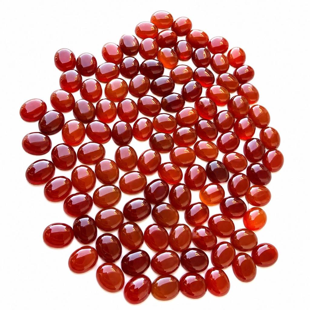 AAA+ Red Onyx Oval Cabochon Calibrated Wholesale Gemstone All Sizes Available