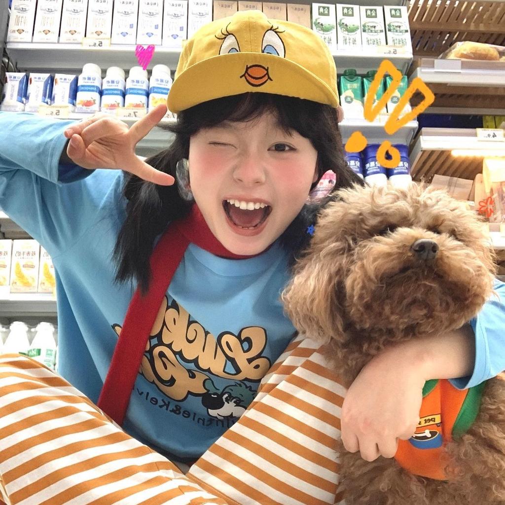 Korean Version Ins Cui Di Cui Er Flip-top Cap Children Cute Cartoon Little Yellow Duck Cui Di Sunshade Baseball Cap Tide