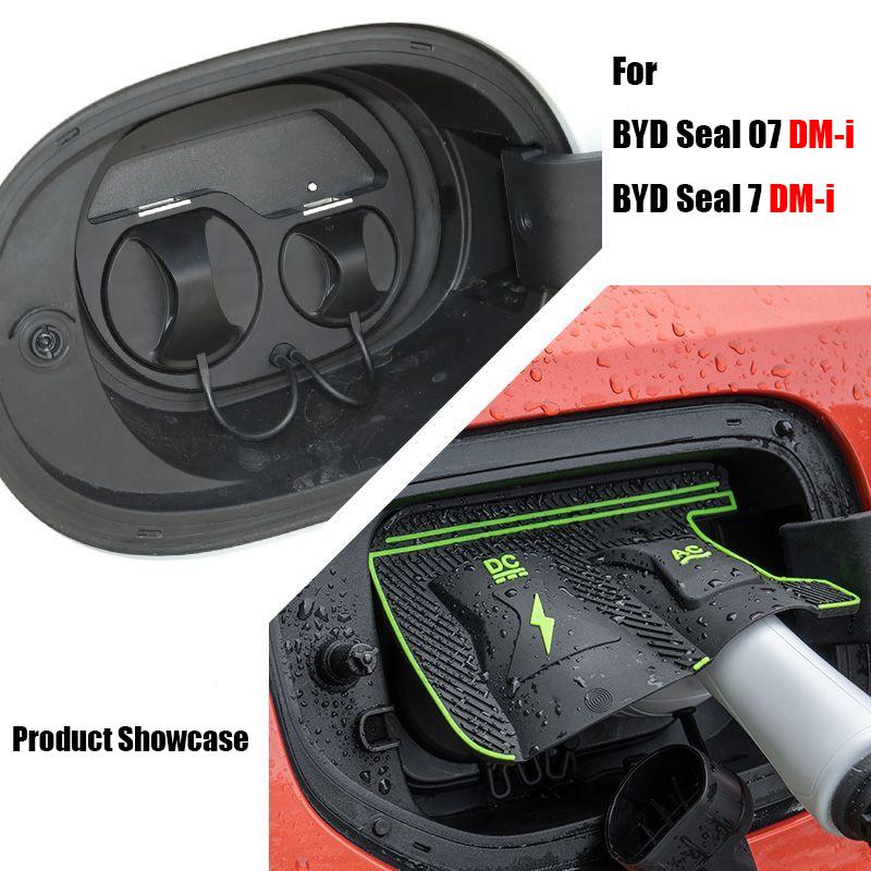 New Energy Car Charging Rain Cover For BYD Seal 7 DM i HX Accessories 2023~2026 Auto Parts Charging Gun Waterproof Protect Cases Rain Cover