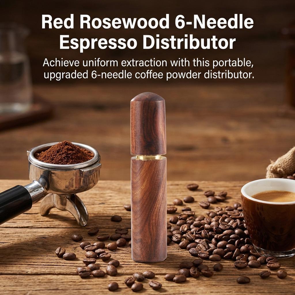 Mini Coffee Distributor Tool Stainless Steel Portable Needles Type For Espresso And Hand Drip