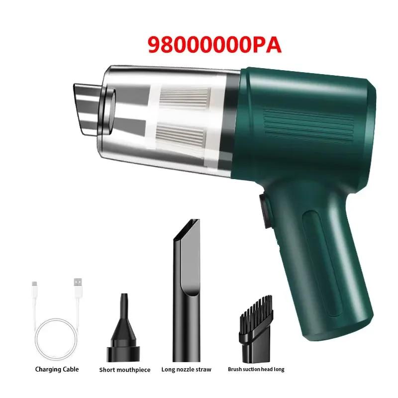 Home Vacuum Cleaner with Dual Functions of Blowing and Suction, Indoor Desktop Cleaning, Handheld Hair Dryer, Car Vacuum Cleaner