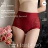 Ladies Spring and Autumn Sexy Lace Comfortable Breathable Long Crotch Lift Hip Belly High Waist Naked Sense No Scratch Briefs