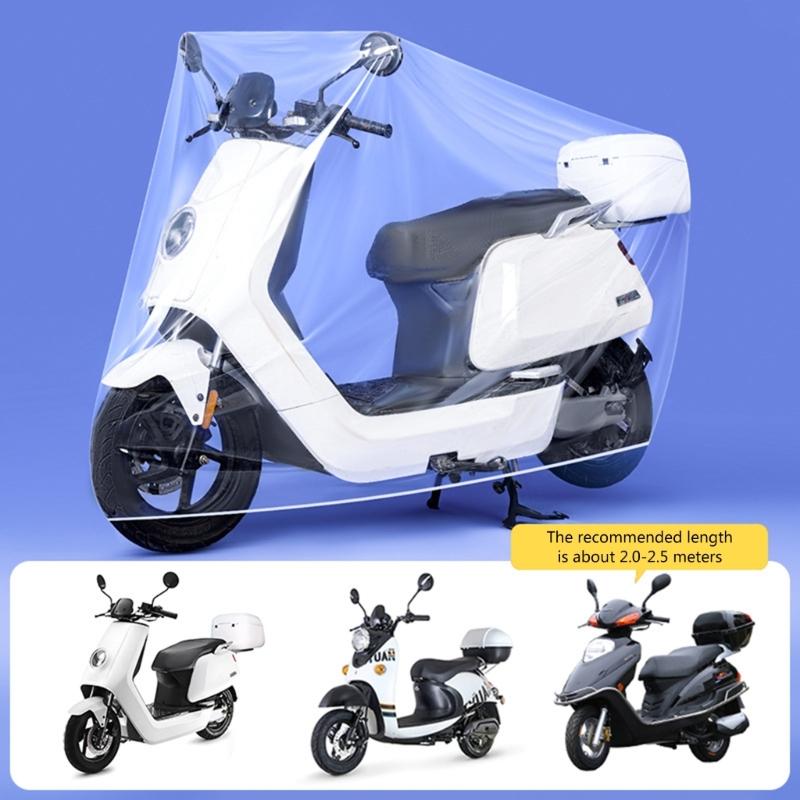 Housse de Pluie Imperméable pour Moto Scooter Protection Extérieure contre le Soleil Anti-poussière Protecteur