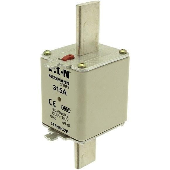 Fuse Link, LV, 315 A, AC 500 V, NH2, gL/gG, IEC, Double Indication
