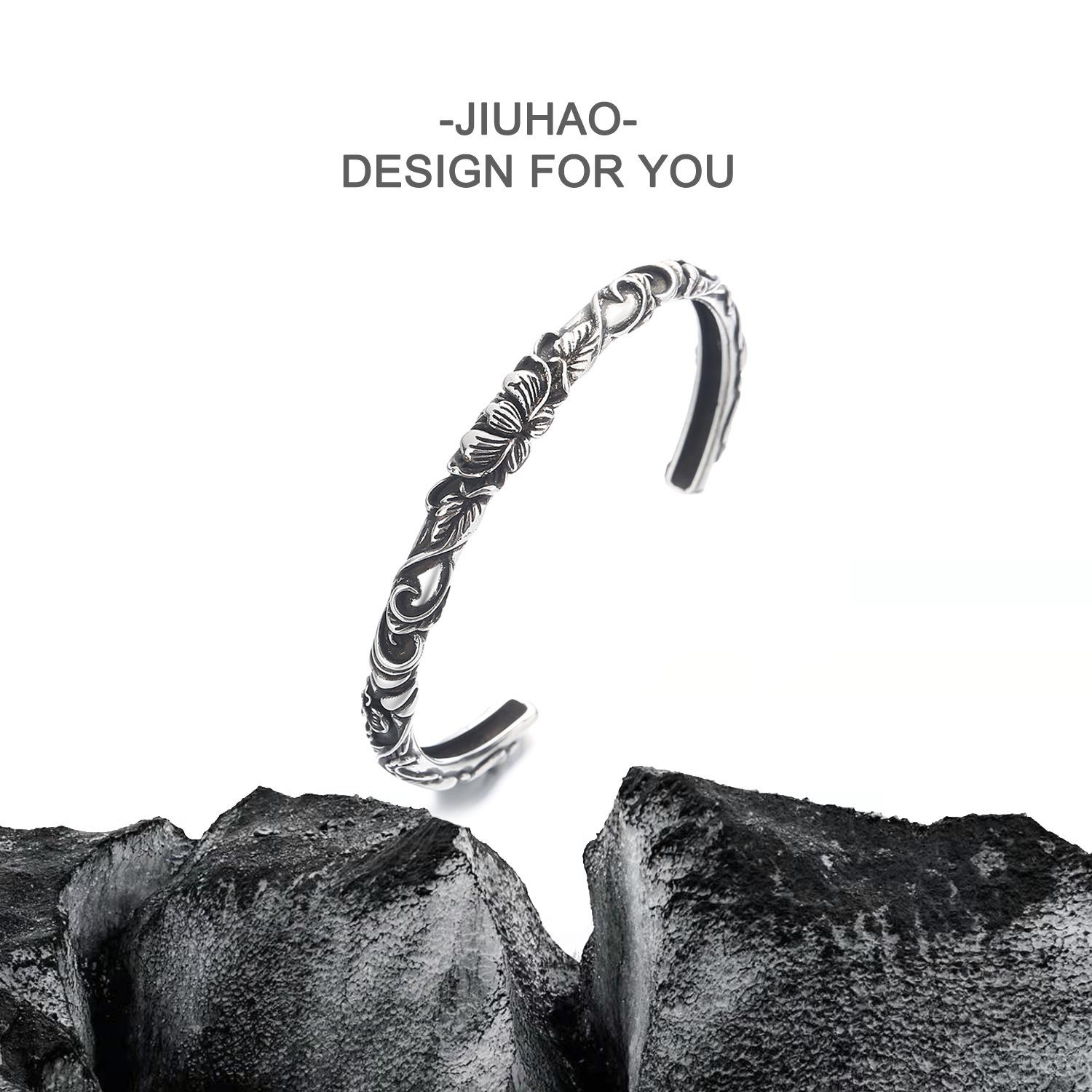 Оригинальный Ретро Ретро Благоприятное Облако Неправильный Браслет Холодный Ветер Нишевый Дизайн Женская Индивидуальность Продвинутый Браслет